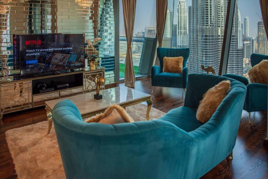 First Class 3Br With Full Burj Khalifa And Fountain View Dubai Eksteriør billede