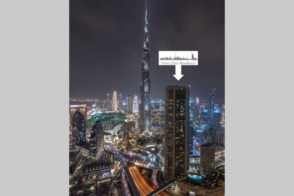 First Class 3Br With Full Burj Khalifa And Fountain View Dubai Eksteriør billede