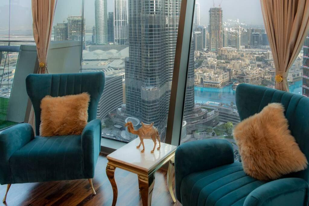 First Class 3Br With Full Burj Khalifa And Fountain View Dubai Eksteriør billede